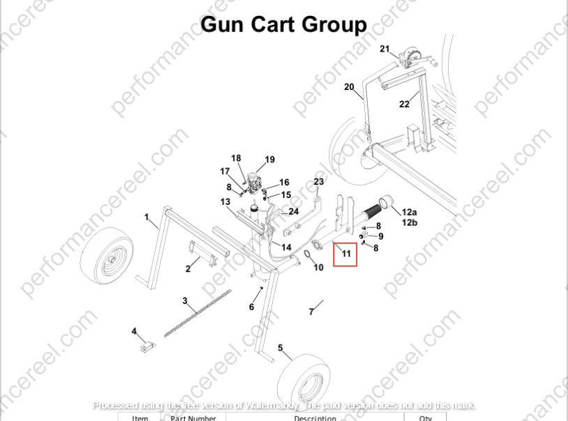 Kifco Repair Part Number 52000600