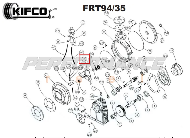 Kifco Repair Part Number 02200822