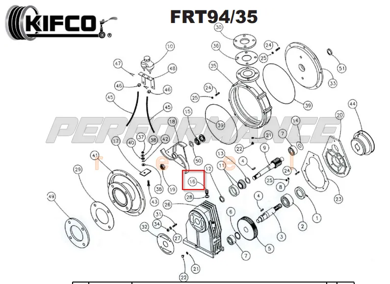 Kifco Repair Part Number 02200641