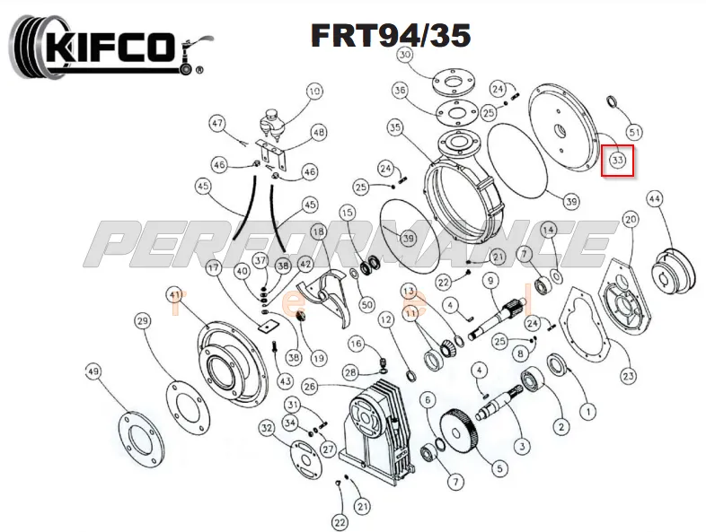 Kifco Repair Part Number 02200911