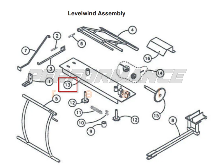 Kifco Repair Part 58700000 – Performance Reel