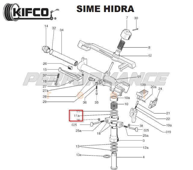 Kifco Repair Part Number 07500100