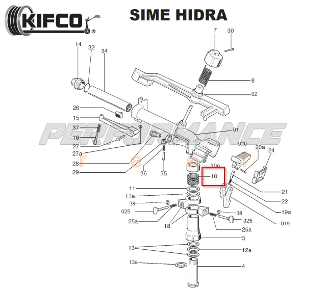 Kifco Repair Part Number 07500080
