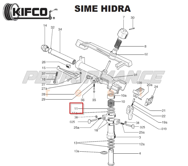 Kifco Repair Part Number 07500090