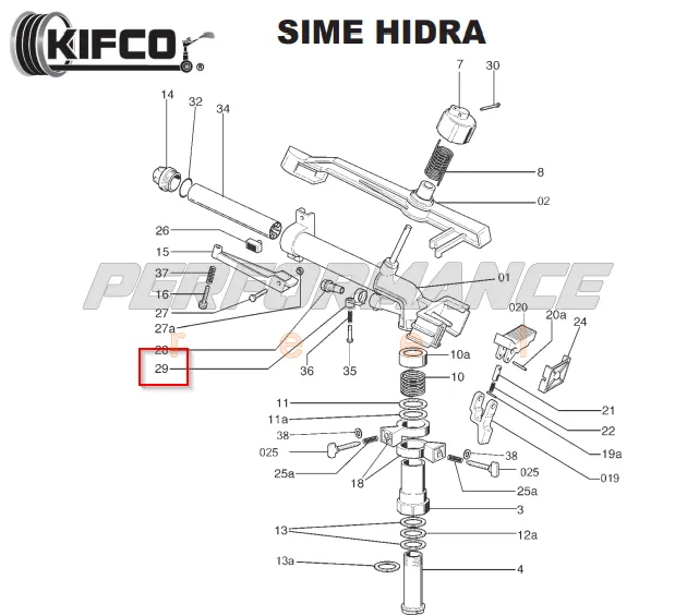 Kifco Repair Part Number 07500270