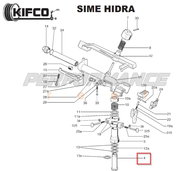Kifco Repair Part Number 07500040