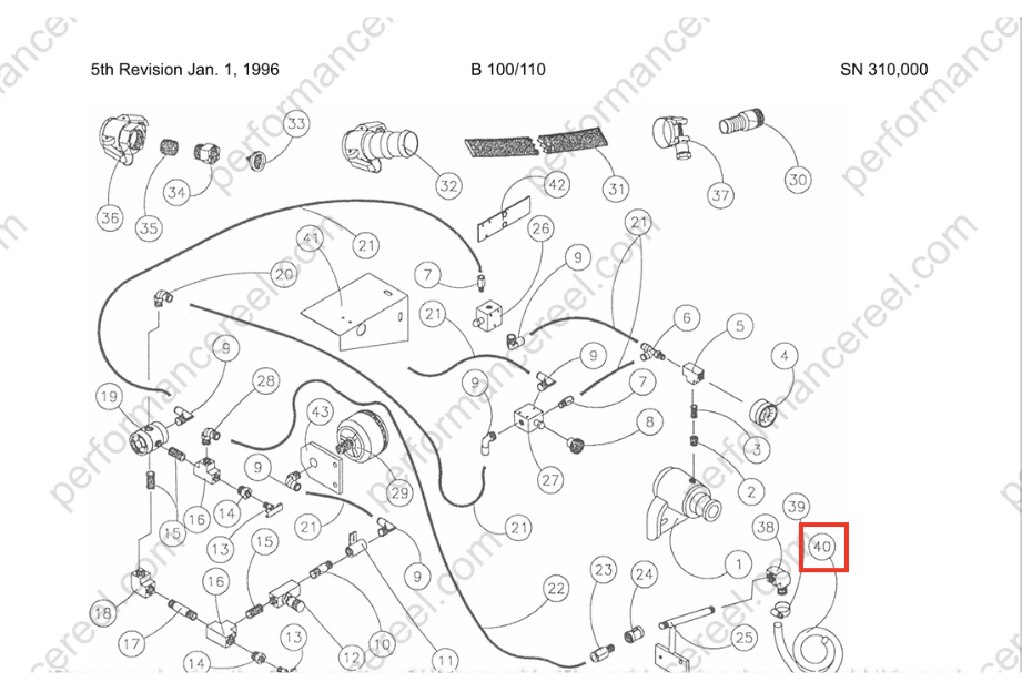 Kifco Repair Part Number 58609944