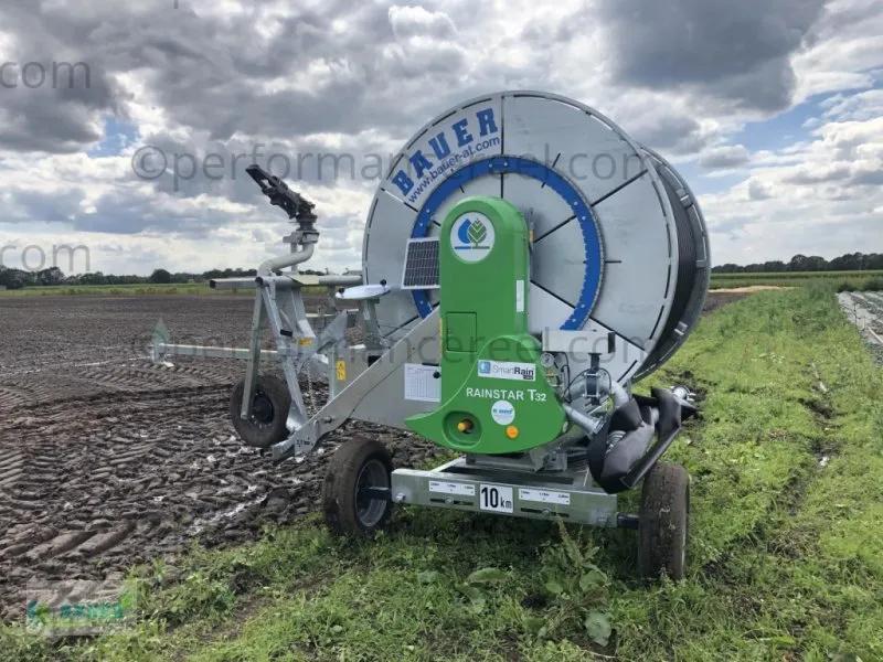 Bauer Rainstar Irrigation Reel T32 2.5" x 980' With Komet SR140 Ultra Sprinkler